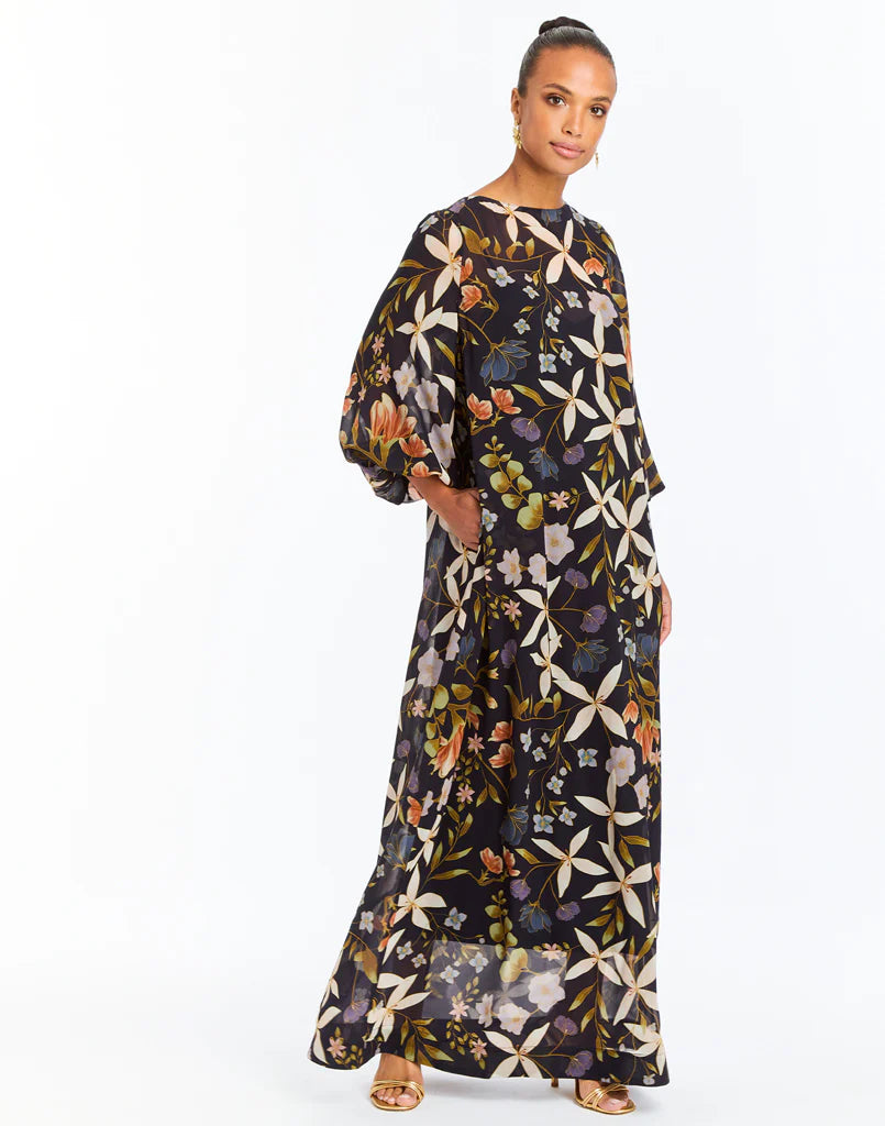 Mestiza Luzon Gown- Midnight Multi – By Request