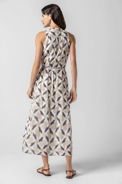 Lilla P Split Neck Belted Maxi