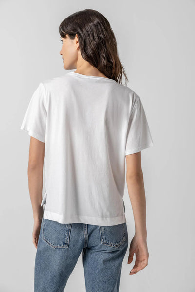 Lilla P Easy Short Sleeve V-Neck