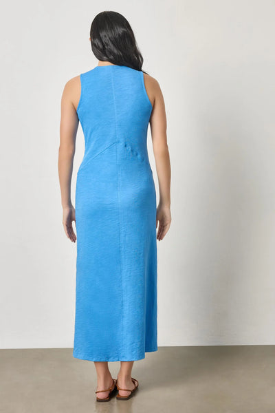Lilla P V Neck Seamed Maxi Dress