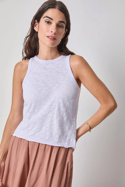 Lilla P Wide Binding Tank- White