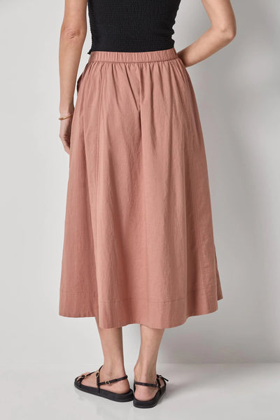 Lilla P Voile Circle Skirt- Bark