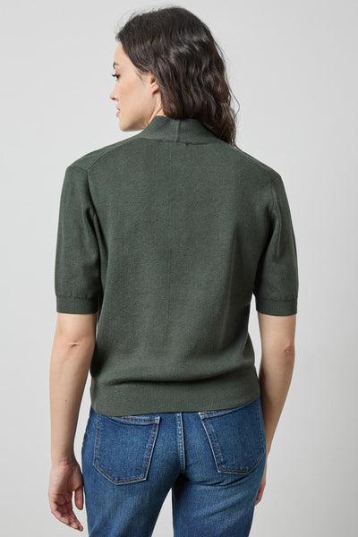 Lilla P V-Neck Elbow Sleeve Sweater