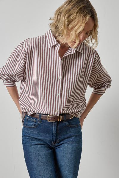 Lilla P Dolman Sleeve Button Down Shirt