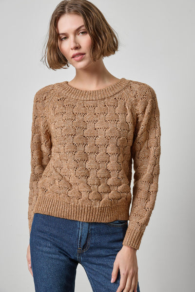 Lilla P Long Sleeve Ballet Neck Sweater