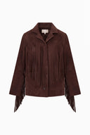 LoveShackFancy Geraline Fringe Jacket