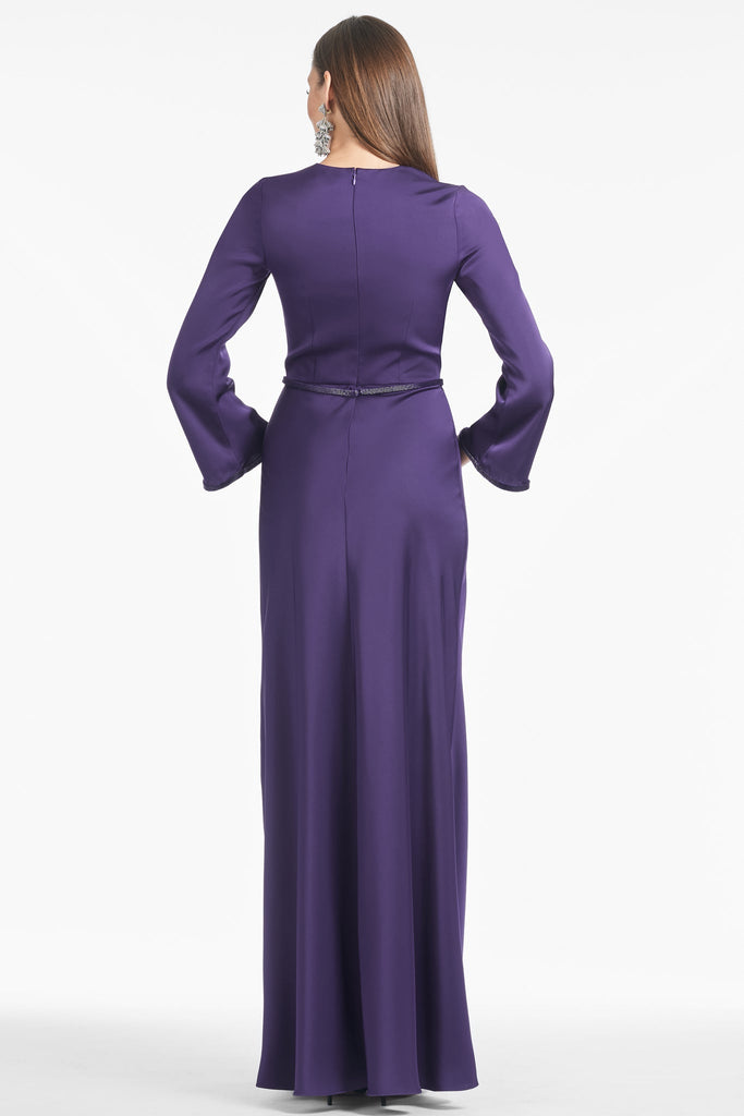 sachin and babi purple dress Sachin & Babi Alex Gown By Request