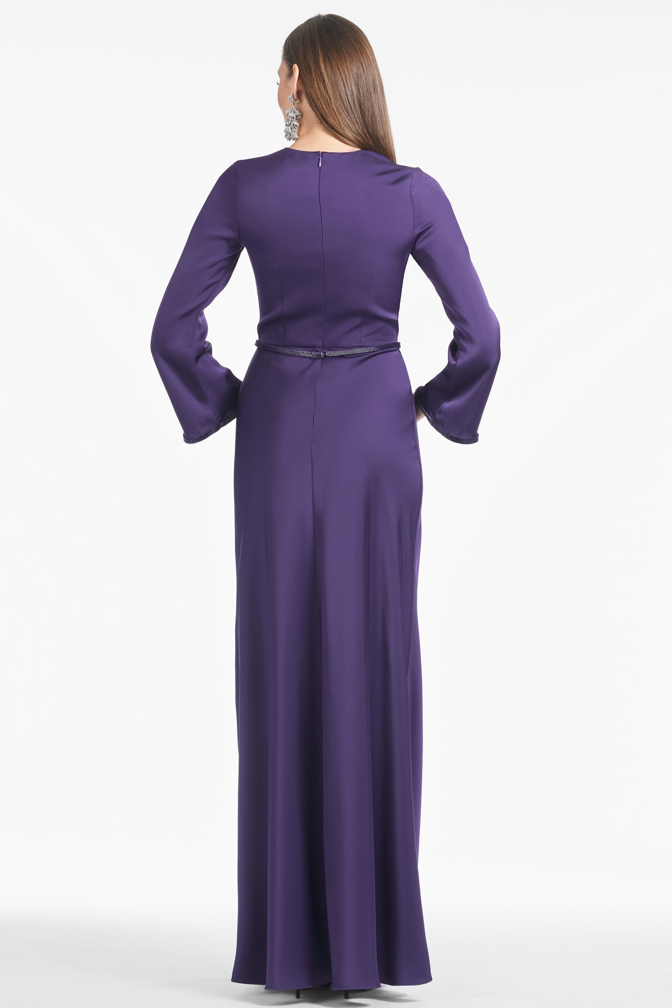 open lace back dress Sachin & Babi Aphrodite Gown