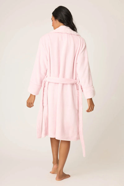 P.J. Salvage Plush Robe- Ballet Pink