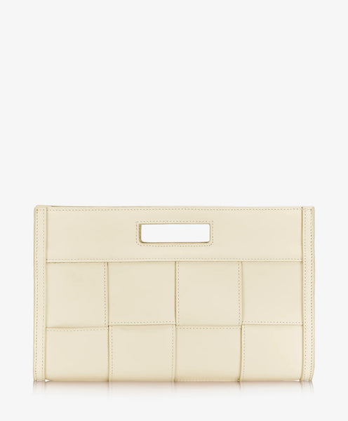 Gigi New York Remy Clutch- Ivory