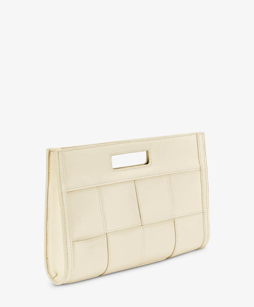 Gigi New York Remy Clutch- Ivory