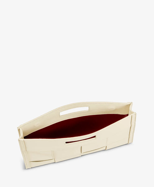 Gigi New York Remy Clutch- Ivory