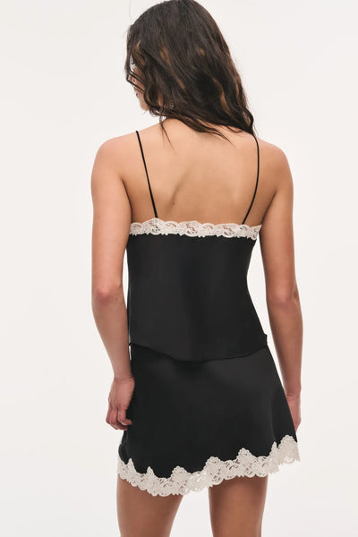 LoveShackFancy Roxsana Lace Crepe Cami