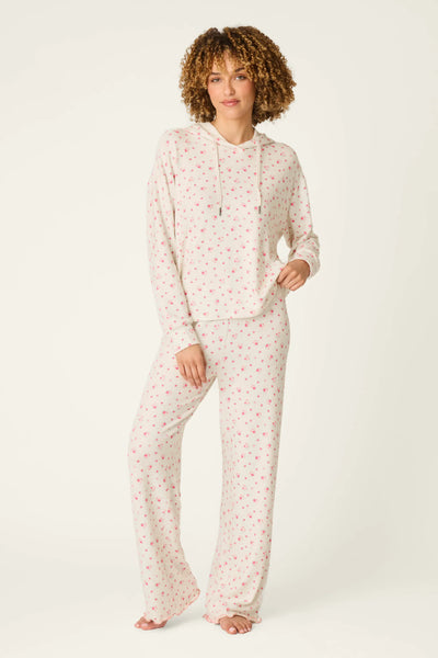 P.J. SALVAGE Romantic Rose Hoodie PJ Set