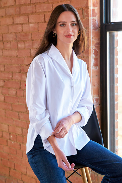 REVERE SHIRT SOLID SILKY POPLIN