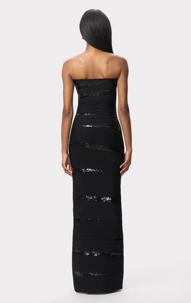 Herve Leger The Chiara Gown- Black