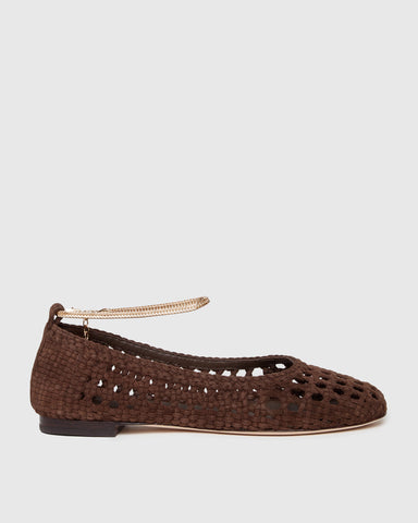 Paige Juliette Flat- Chocolate