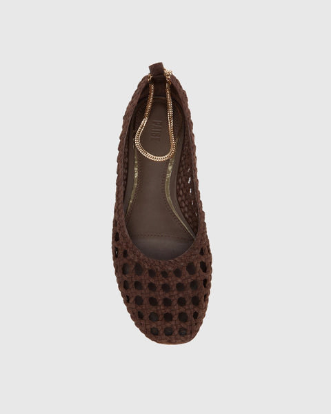 Paige Juliette Flat- Chocolate