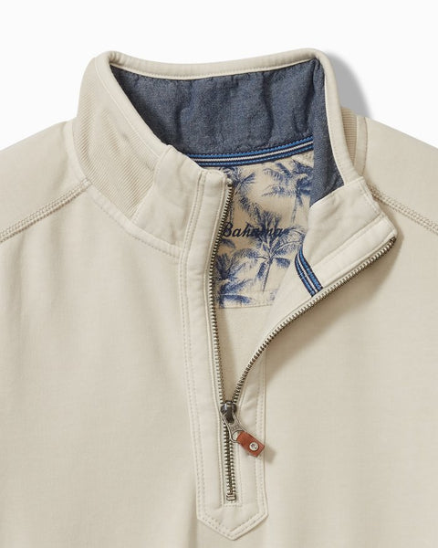 Tommy Bahama Mens Ben & Terry Half Zip