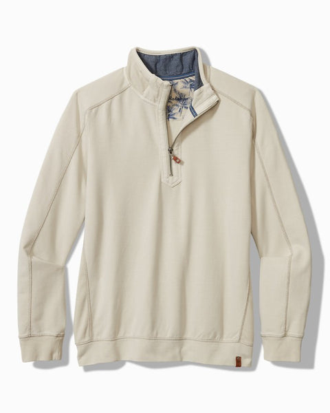 Tommy Bahama Mens Ben & Terry Half Zip