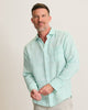 Tommy Bahama Paradisio Plaid Linen Shirt- Sprite