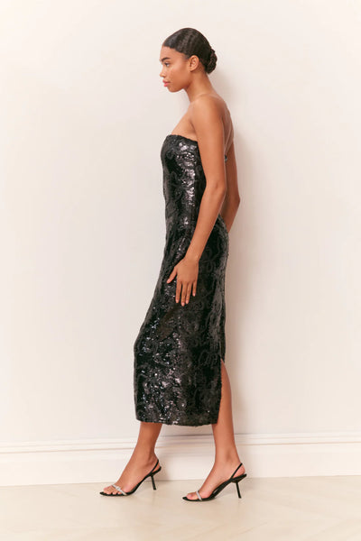 LoveShackFancy Stasia Dress- Black