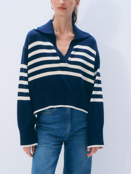 NAVY/ WHITE