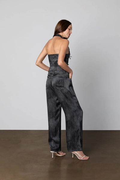 Anaphe Silk Jeans- Black Denim