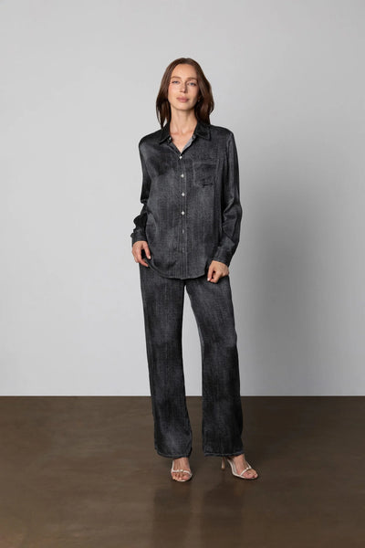 Anaphe Silk Jeans- Black Denim