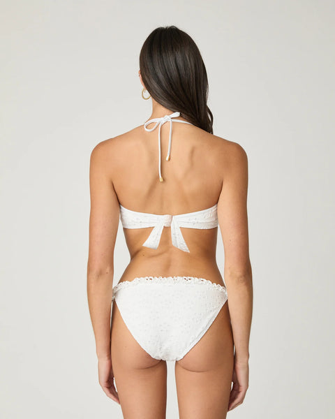 Shoshanna 2Pc Optic White Bathing Suit