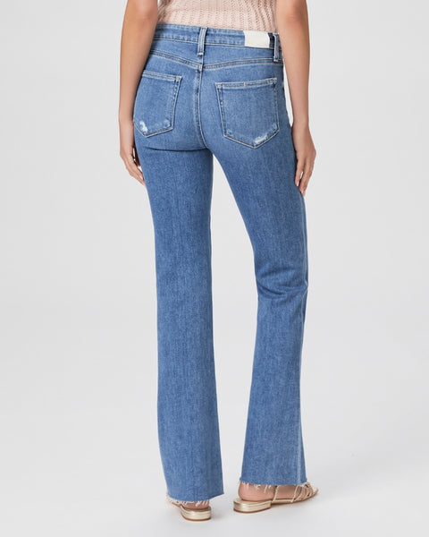 Paige High Rise Laurel Canyon 32In Raw Hem- Simple