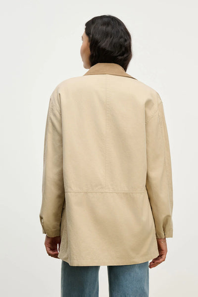 Velvet Rosa Barn Jacket- Sand