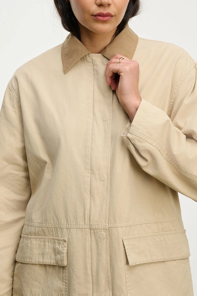 Velvet Rosa Barn Jacket- Sand