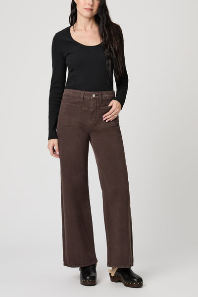 Anessa 31" W/ Front Yoke + Stitch Through Pockets - Rich Chocolate
