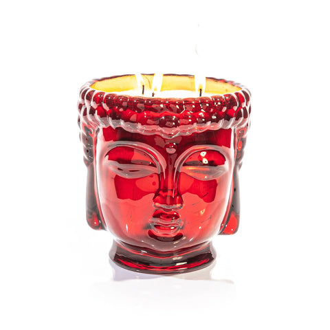 Buddha Candle -Red