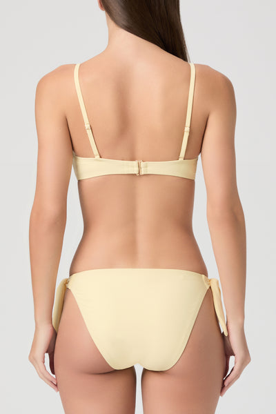 Libby Tie Front Bandeau - Sunshine Yellow
