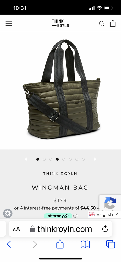 Think Royln Wingman Bag In Black Flight