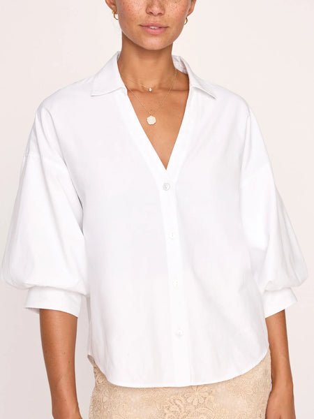 Brochu Walker Kate Shirt- Salt White