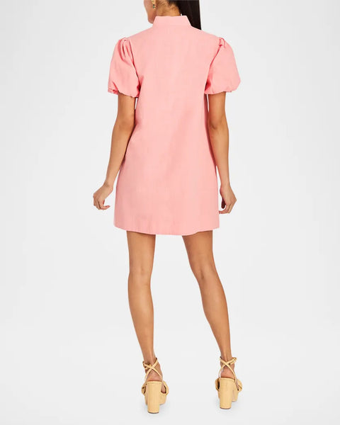 Mestiza Elliana Mini Dress- Watermelon Pink