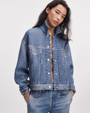 Rag & Bone Miramar Terry Trucker Jacket