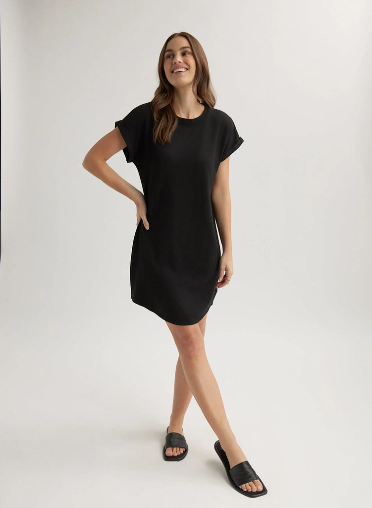 roll sleeve shirt dress Women's Roll Up Long Sleeve Button Down Shirt Dress Casual Loose Front Split Work Business Dressy Midi Dresses with Belt Black at Amazon Women's Clothing store