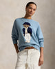 Ralph Lauren Cotton Polo Player Bear Sweater