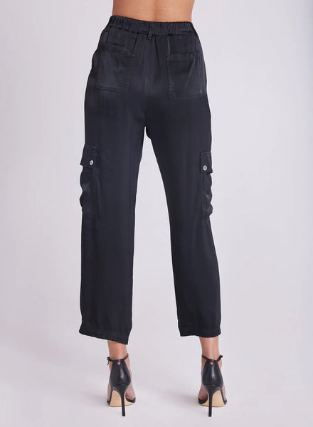 Bella Dahl Satin Cargo Trousers