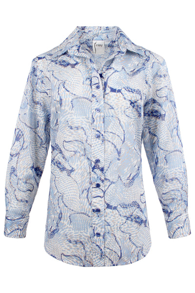 ANDIE BOYFRIEND SHIRT SEA SPRAY