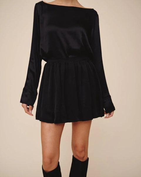 Bella Dahl Bubble Skirt- Black