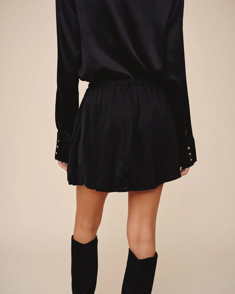 Bella Dahl Bubble Skirt- Black