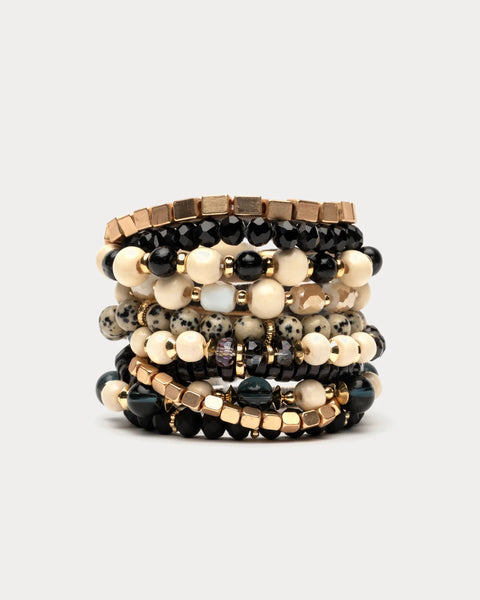 Frances Valentine Beaded Stacked Bracelets