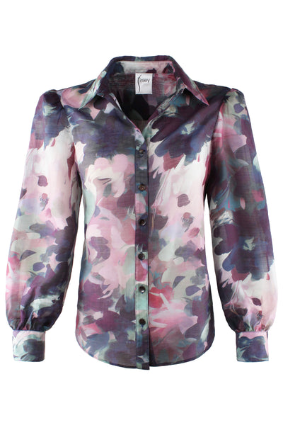 COLLETTE BLOUSE WATERCOLOR FOREST
