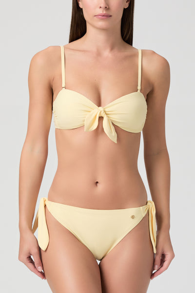 Libby Tie Front Bandeau - Sunshine Yellow