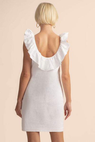 Twin Falls Dress- White